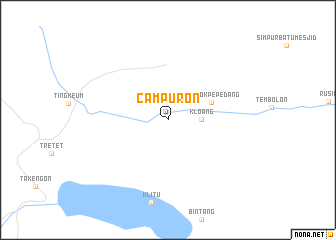 map of Campuron