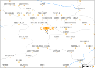 map of Campur