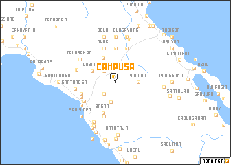 map of Campusa