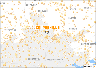 map of Campus Hills