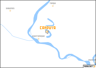 map of Campuya