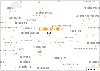 map of Campuzano