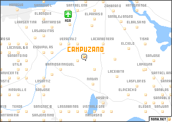 map of Campuzano