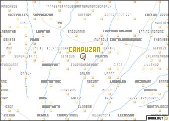 map of Campuzan