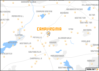 map of Camp Virginia