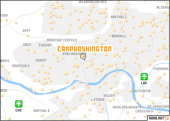 map of Camp Washington
