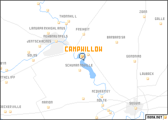 map of Camp Willow