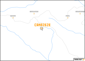 map of Camp Zézé