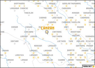 map of Cam Ràm