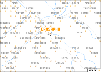 map of Cam Sá Phó