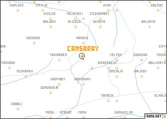 map of Çamsaray