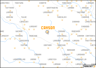 map of Cam Sơn