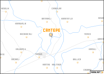 map of Çamtepe