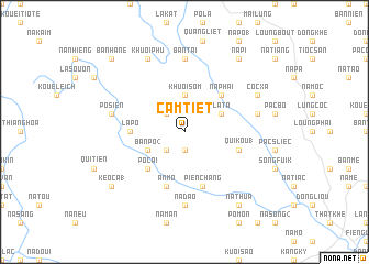 map of Cam Tiet