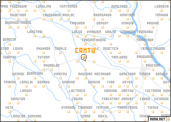 map of Cẩm Tú