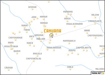 map of Camuana