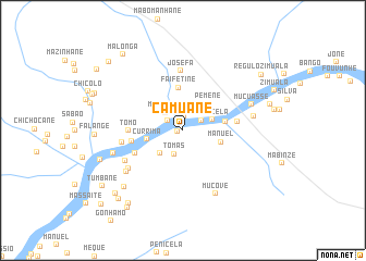 map of Camuane