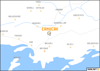 map of Camucak