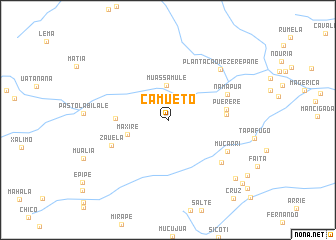 map of Camueto