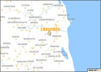 map of Camunare