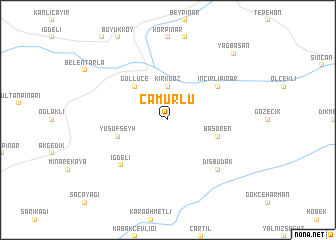 map of Çamurlu