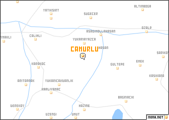 map of Çamurlu
