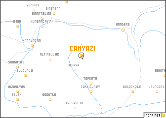 map of Çamyazı