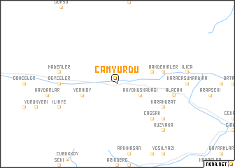 map of Çamyurdu