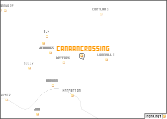 map of Canaan Crossing