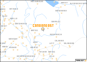 map of Canaan East