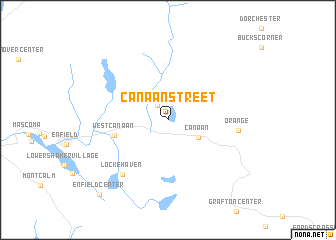 map of Canaan Street