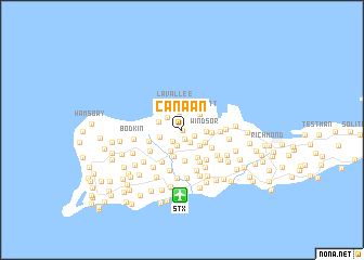 map of Canaan