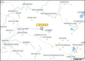 map of Canaan
