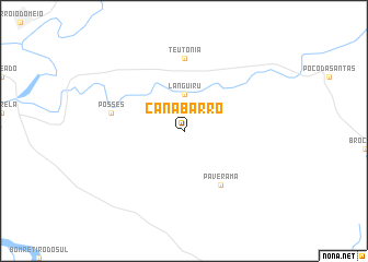 map of Canabarro