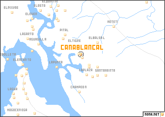 map of Cañablancal