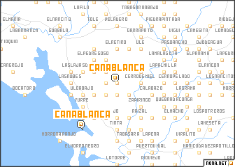 map of Caña Blanca