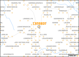 map of Cañabón