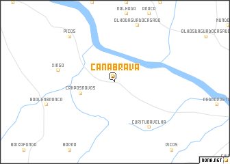 map of Canabrava