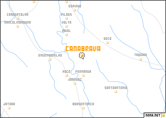 map of Canabrava