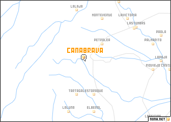 map of Caña Brava