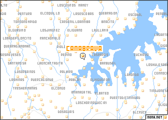 map of Caña Brava