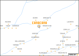 map of Caña-Caña