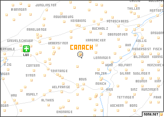 map of Canach