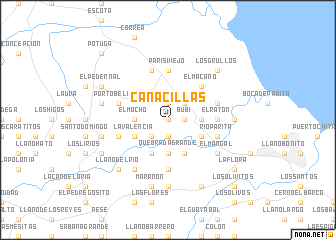 map of Cañacillas