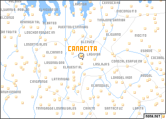 map of Cañacita