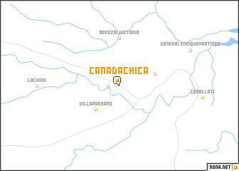 map of Cañada Chica