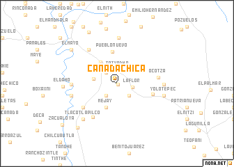 map of Cañada Chica