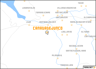 map of Cañada de Junco