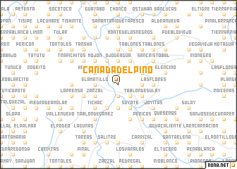 map of Cañada del Pino