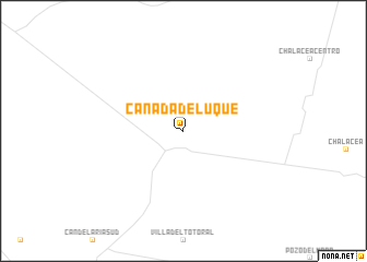 map of Cañada de Luque